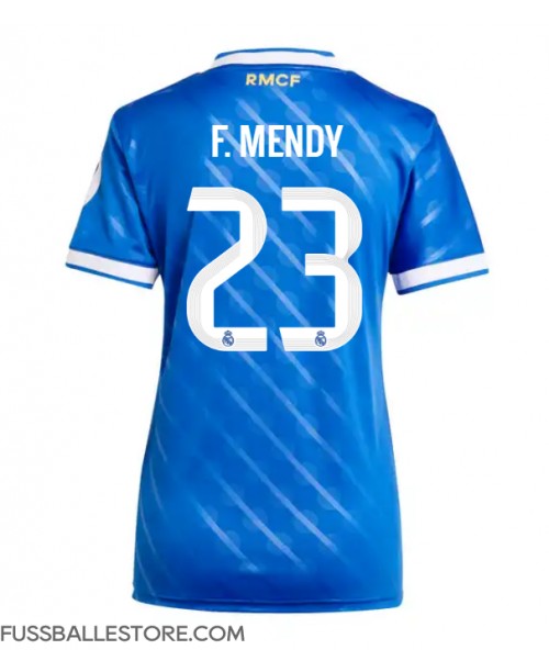 Günstige Real Madrid Ferland Mendy #23 3rd trikot Damen 2025-26 Kurzarm Günstige Real Madrid Ferland Mendy #23 3rd trikot Damen 2025-26 Kurzarm